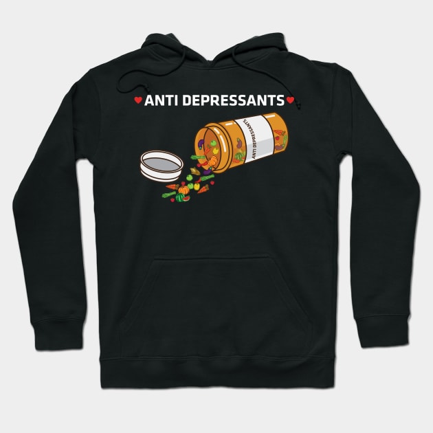 Anti Depressants Hoodie by maxdax